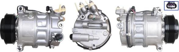 Elstock 51-1316 - Компрессор кондиционера autospares.lv