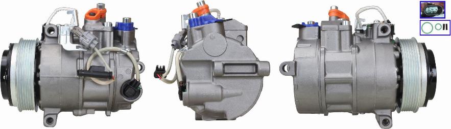 Elstock 51-1384 - Компрессор кондиционера autospares.lv