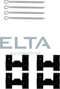 Elta Automotive EA8510 - Комплектующие для колодок дискового тормоза autospares.lv
