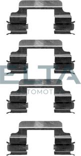 Elta Automotive EA8606 - Комплектующие для колодок дискового тормоза autospares.lv
