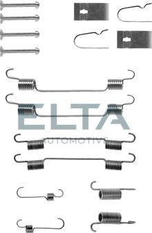 Elta Automotive EA8092 - Комплектующие, барабанный тормозной механизм autospares.lv