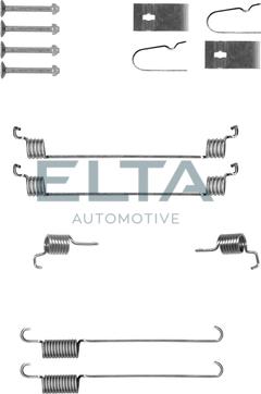 Elta Automotive EA8195 - Комплектующие, барабанный тормозной механизм autospares.lv