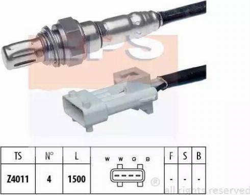 EPS 1.997.066 - Лямбда-зонд, датчик кислорода autospares.lv