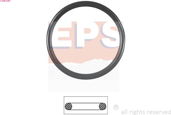 EPS 1.890.590 - Прокладка, термостат autospares.lv