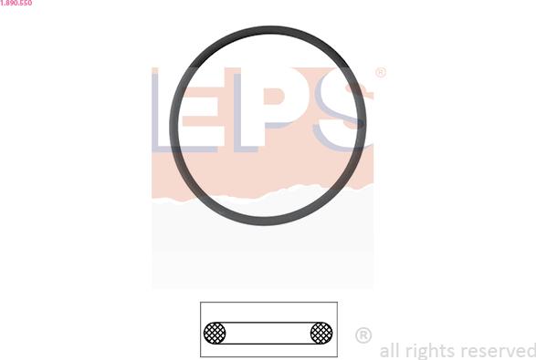 EPS 1.890.550 - Прокладка, термостат autospares.lv