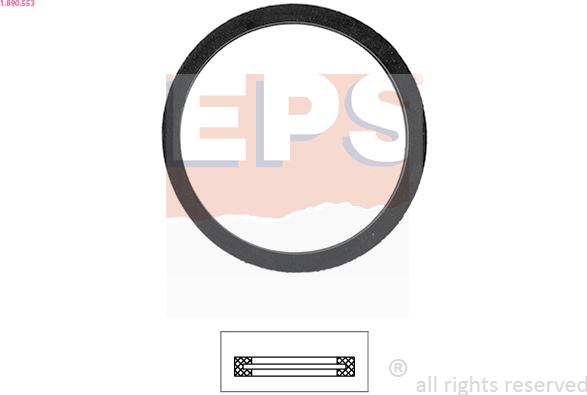 EPS 1.890.553 - Прокладка, термостат autospares.lv