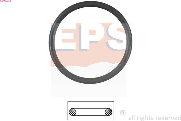 EPS 1.890.538 - Прокладка, термостат autospares.lv