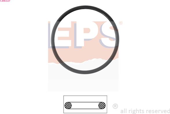 EPS 1.890.527 - Прокладка, термостат autospares.lv
