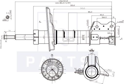 Equal Quality AM10115 - Амортизатор autospares.lv