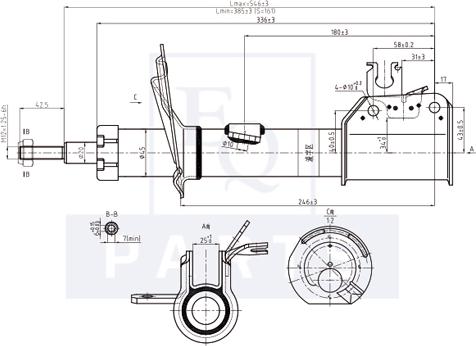 Equal Quality AM10124 - Амортизатор autospares.lv