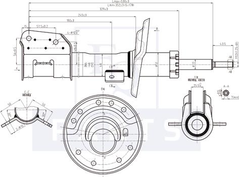 Equal Quality AM10122 - Амортизатор autospares.lv