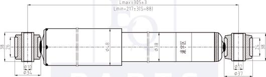 Equal Quality AM20130 - Амортизатор autospares.lv