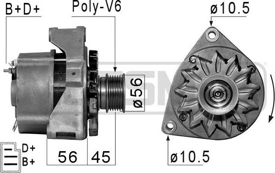 ERA 14965R - Генератор autospares.lv