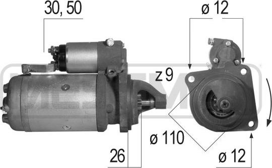 ERA 15000 - Стартер autospares.lv