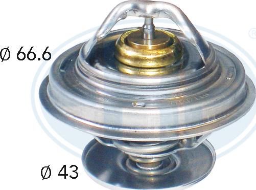 ERA 350125 - Термостат охлаждающей жидкости / корпус autospares.lv