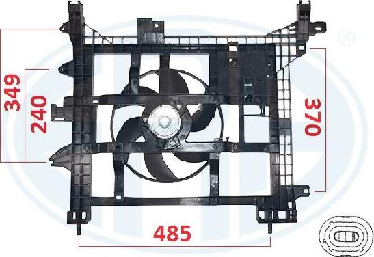 ERA 352104 - Вентилятор, охлаждение двигателя autospares.lv