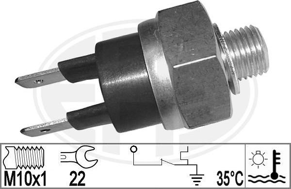 ERA 330960 - Датчик, температура охлаждающей жидкости autospares.lv