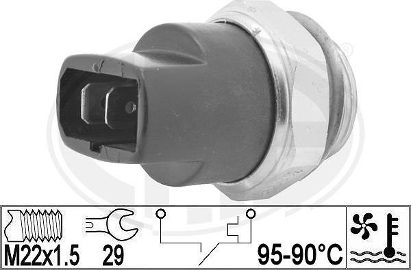 ERA 330962 - Термовыключатель, вентилятор радиатора / кондиционера autospares.lv