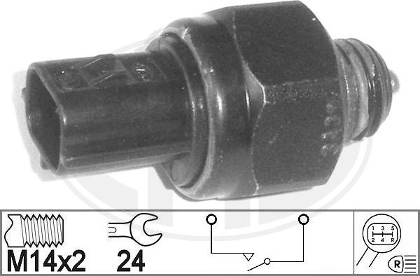 ERA 330916 - Датчик, переключатель, фара заднего хода autospares.lv