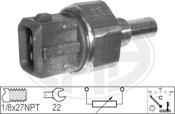 ERA 330587 - Датчик, температура охлаждающей жидкости autospares.lv