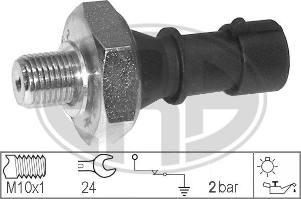 ERA 330538 - Датчик, давление масла autospares.lv