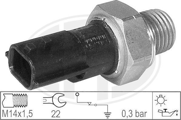 ERA 330699 - Датчик, давление масла autospares.lv