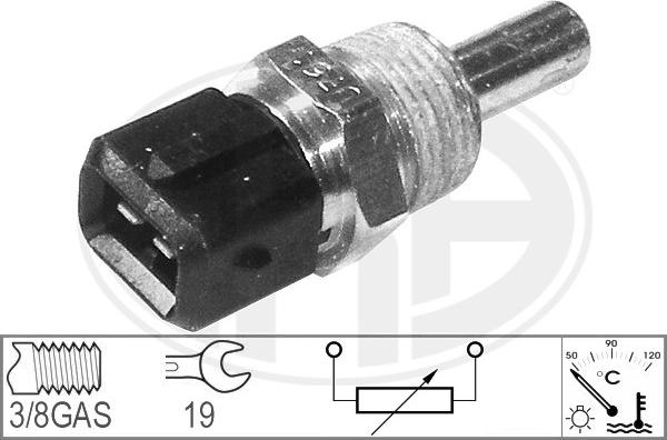 ERA 330642 - Датчик, температура охлаждающей жидкости autospares.lv