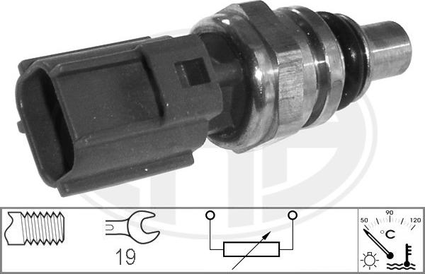 ERA 330607 - Датчик, температура охлаждающей жидкости autospares.lv