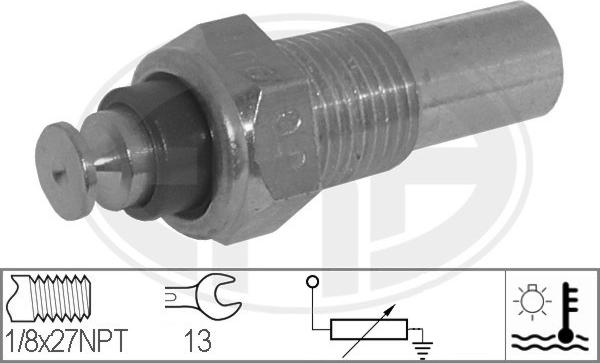 ERA 330089 - Датчик, температура охлаждающей жидкости autospares.lv