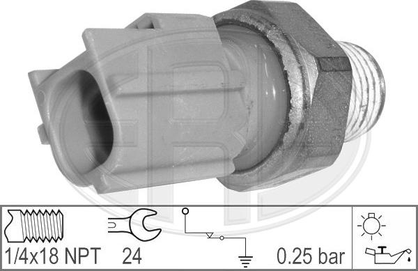 ERA 330029 - Датчик, давление масла autospares.lv