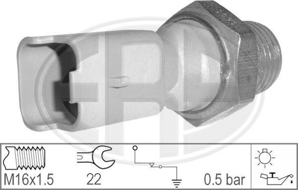 ERA 330026 - Датчик, давление масла autospares.lv