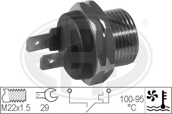 ERA 330168 - Термовыключатель, вентилятор радиатора / кондиционера autospares.lv