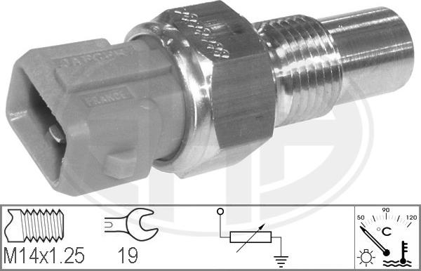 ERA 330109 - Датчик, температура охлаждающей жидкости autospares.lv