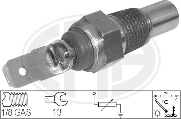 ERA 330100 - Датчик, температура охлаждающей жидкости autospares.lv