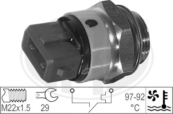 ERA 330188 - Термовыключатель, вентилятор радиатора / кондиционера autospares.lv