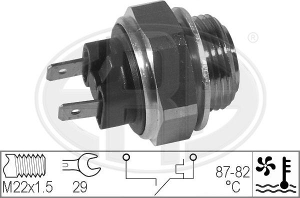 ERA 330170 - Термовыключатель, вентилятор радиатора / кондиционера autospares.lv