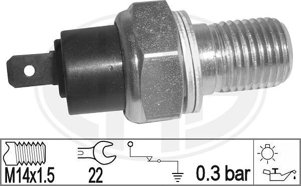 ERA 330893 - Датчик, давление масла autospares.lv