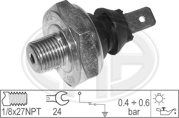 ERA 330352 - Датчик, давление масла autospares.lv