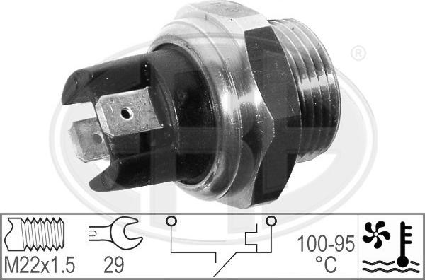 ERA 330303 - Термовыключатель, вентилятор радиатора / кондиционера autospares.lv