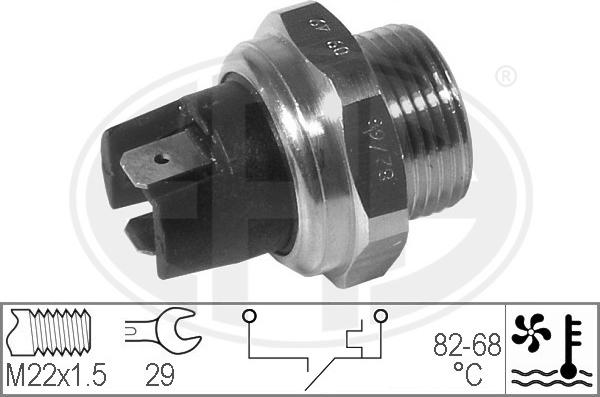 ERA 330266 - Термовыключатель, вентилятор радиатора / кондиционера autospares.lv