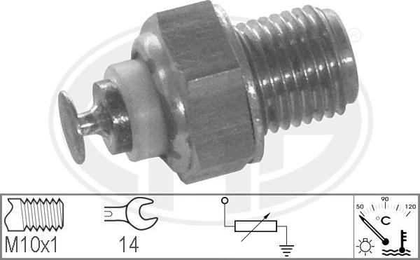 ERA 330284 - Датчик, температура охлаждающей жидкости autospares.lv