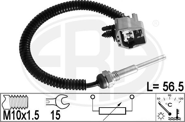 ERA 331010 - Датчик, температура охлаждающей жидкости autospares.lv