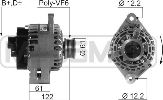 ERA 209494 - Генератор autospares.lv