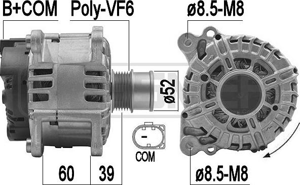 ERA 209492 - Генератор autospares.lv