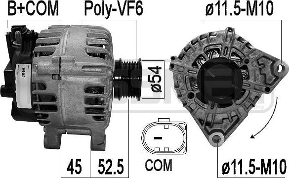 ERA 209459 - Генератор autospares.lv