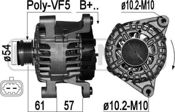 ERA 209406 - Генератор autospares.lv