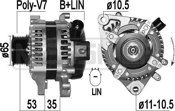 ERA 209431 - Генератор autospares.lv