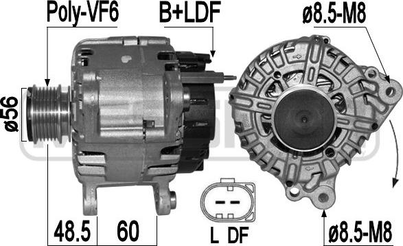 ERA 209424 - Генератор autospares.lv