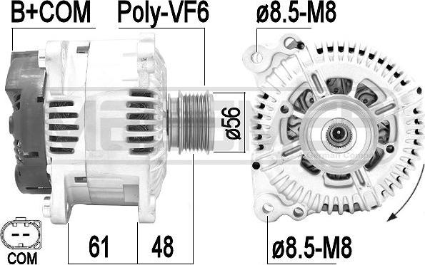 ERA 209423A - Генератор autospares.lv