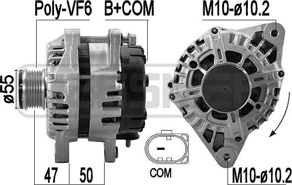 ERA 209598 - Генератор autospares.lv